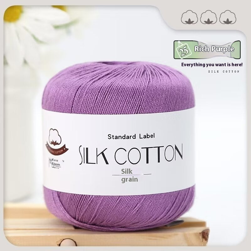 Silk Cotton – Mjukt Garn med Naturlig Lyster