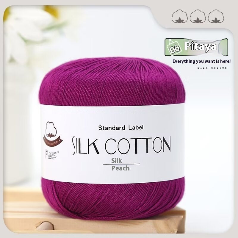Silk Cotton – Mjukt Garn med Naturlig Lyster