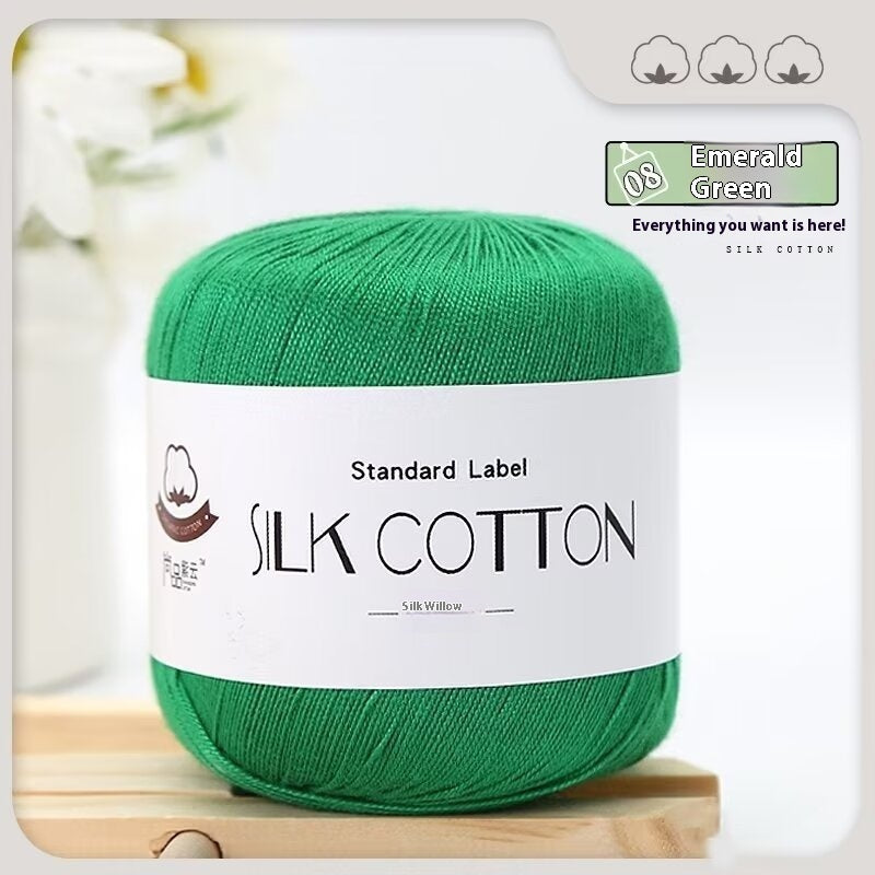 Silk Cotton – Mjukt Garn med Naturlig Lyster