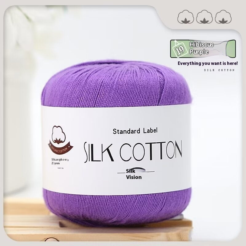 Silk Cotton – Mjukt Garn med Naturlig Lyster
