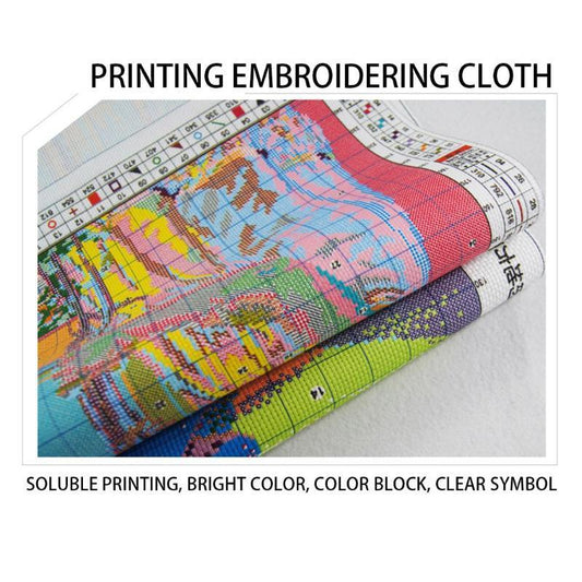 Korsstygnsbroderi – Färgstarka Räven 🦊🎨