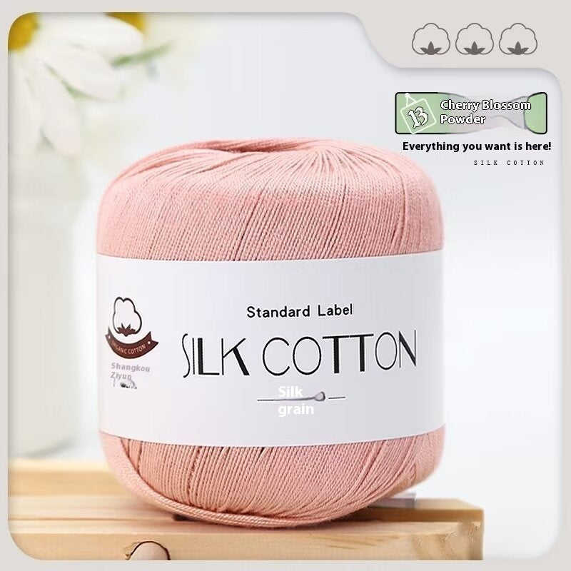 Silk Cotton – Mjukt Garn med Naturlig Lyster