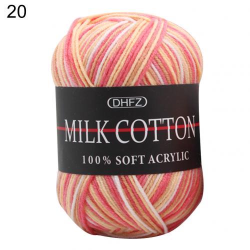 Milk Cotton Jacquard – Självmönstrande Garn i Mjuka Färgövergångar 🧶✨