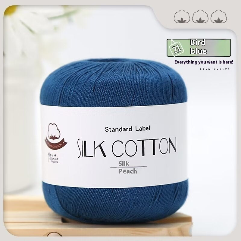 Silk Cotton – Mjukt Garn med Naturlig Lyster