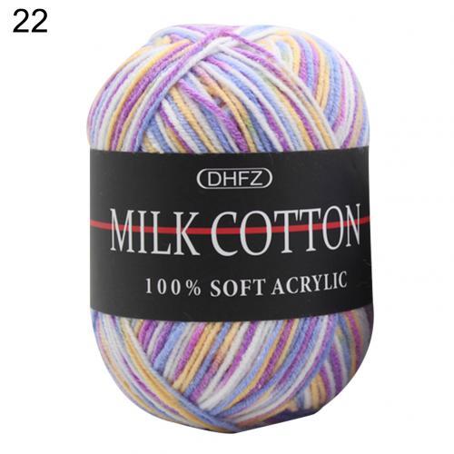 Milk Cotton Jacquard – Självmönstrande Garn i Mjuka Färgövergångar 🧶✨
