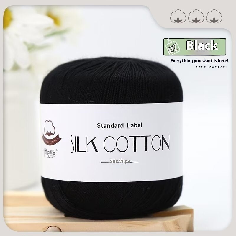 Silk Cotton – Mjukt Garn med Naturlig Lyster