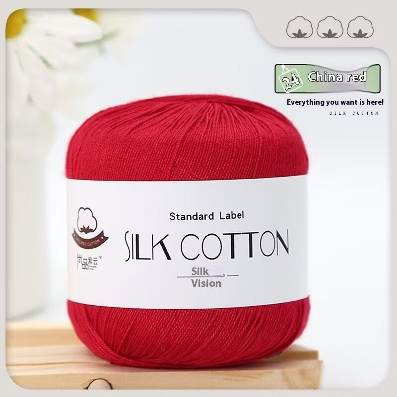 Silk Cotton – Mjukt Garn med Naturlig Lyster