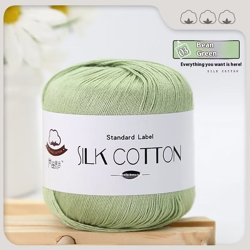 Silk Cotton – Mjukt Garn med Naturlig Lyster