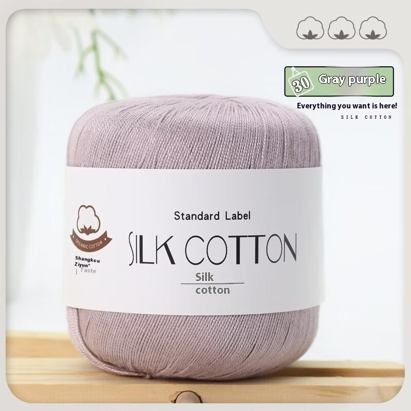 Silk Cotton – Mjukt Garn med Naturlig Lyster