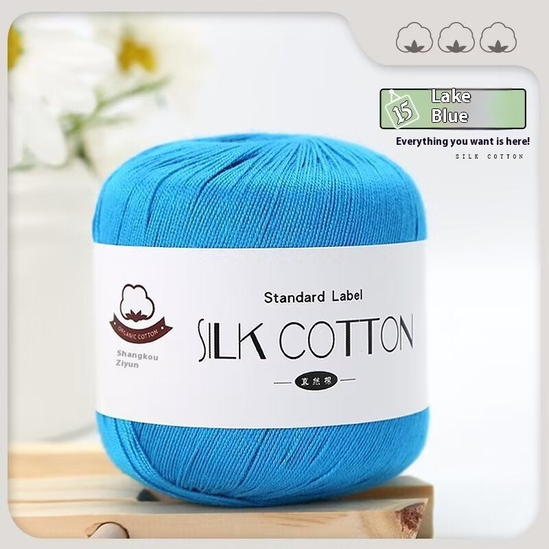 Silk Cotton – Mjukt Garn med Naturlig Lyster