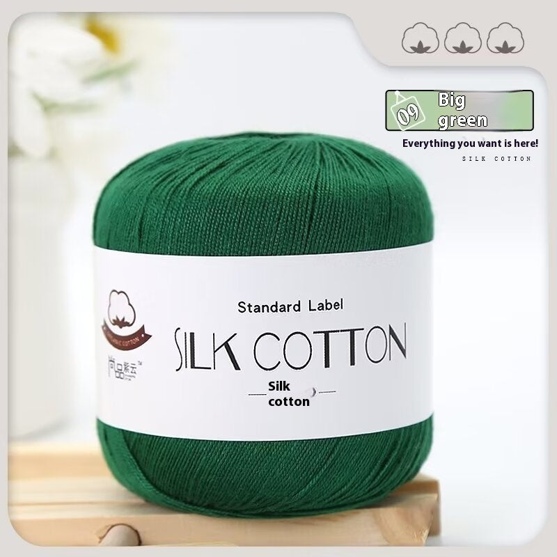 Silk Cotton – Mjukt Garn med Naturlig Lyster
