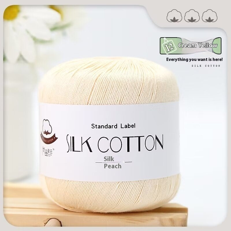 Silk Cotton – Mjukt Garn med Naturlig Lyster