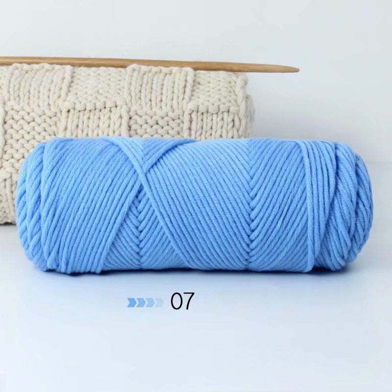 Milk Cotton – Mjukt, Lätt & Perfekt bomullsgarn för Mysiga Projekt 🧶✨