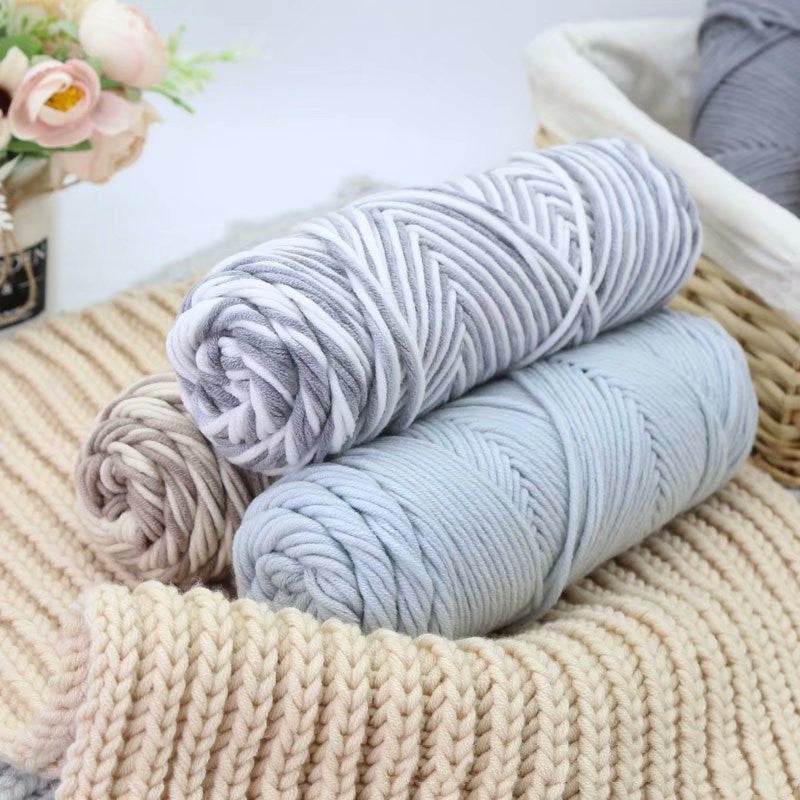 Milk Cotton – Mjukt, Lätt & Perfekt bomullsgarn för Mysiga Projekt 🧶✨