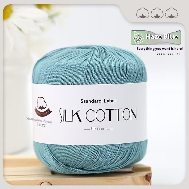 Silk Cotton – Mjukt Garn med Naturlig Lyster