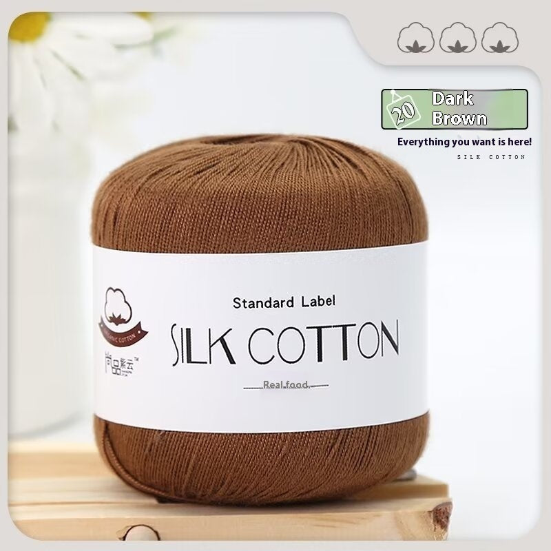 Silk Cotton – Mjukt Garn med Naturlig Lyster