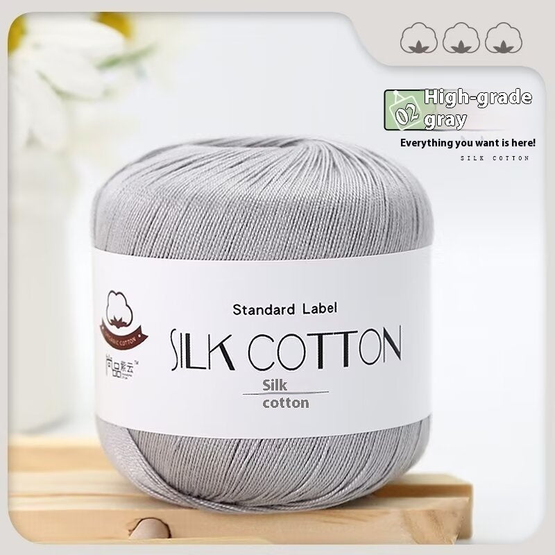 Silk Cotton – Mjukt Garn med Naturlig Lyster