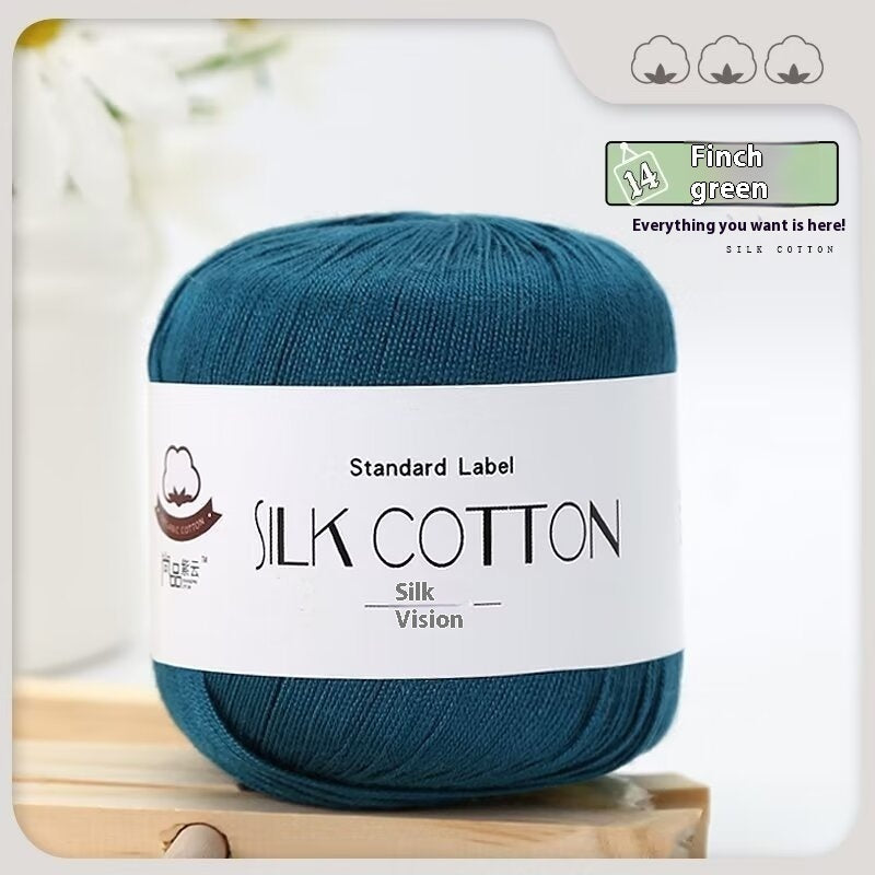 Silk Cotton – Mjukt Garn med Naturlig Lyster