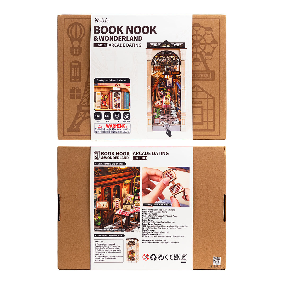 Arcade Dating – DIY Book Nook - Robotime Rolife