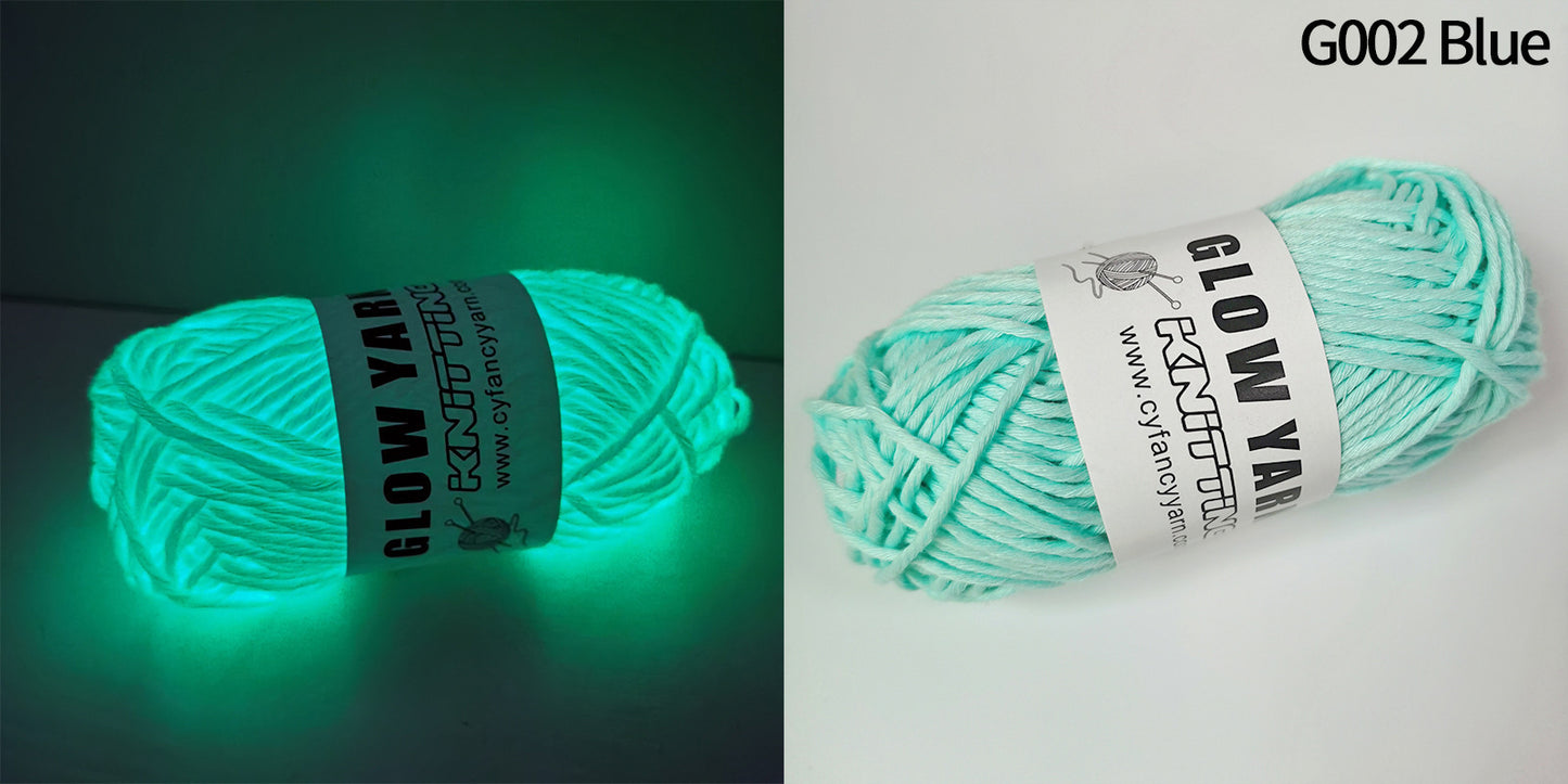 Glow Yarn – Garnet som lyser i mörkret ✨🧶