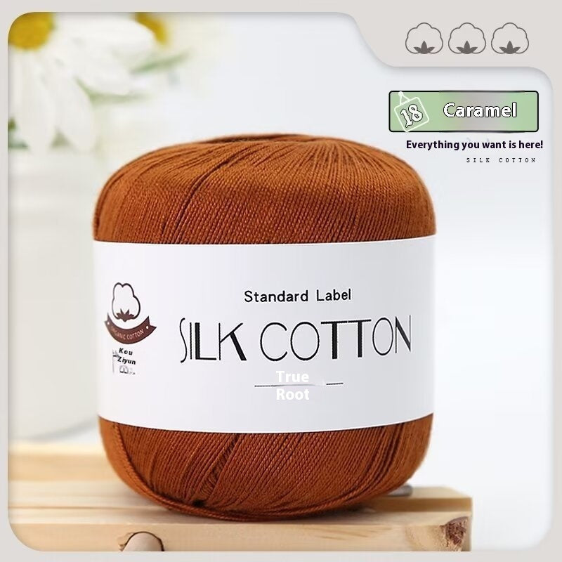 Silk Cotton – Mjukt Garn med Naturlig Lyster