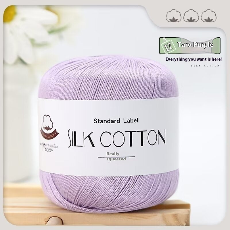 Silk Cotton – Mjukt Garn med Naturlig Lyster