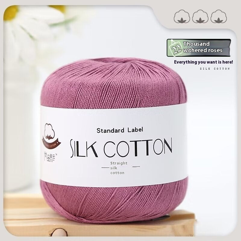 Silk Cotton – Mjukt Garn med Naturlig Lyster