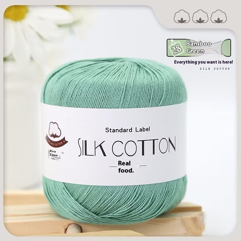 Silk Cotton – Mjukt Garn med Naturlig Lyster