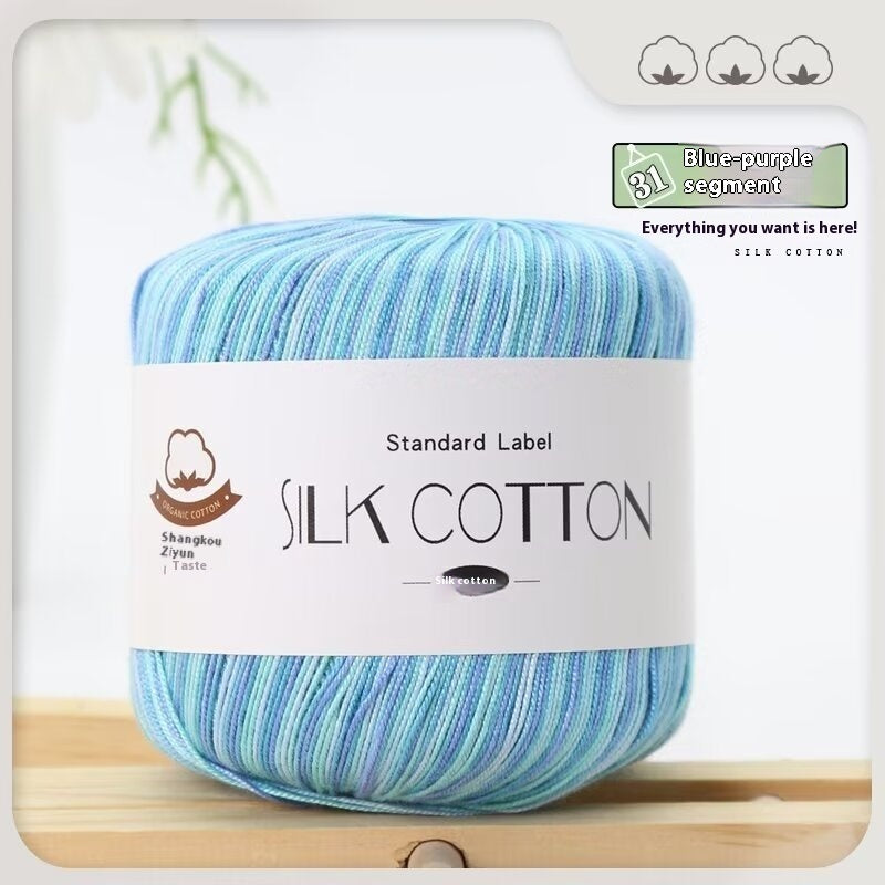 Silk Cotton – Mjukt Garn med Naturlig Lyster