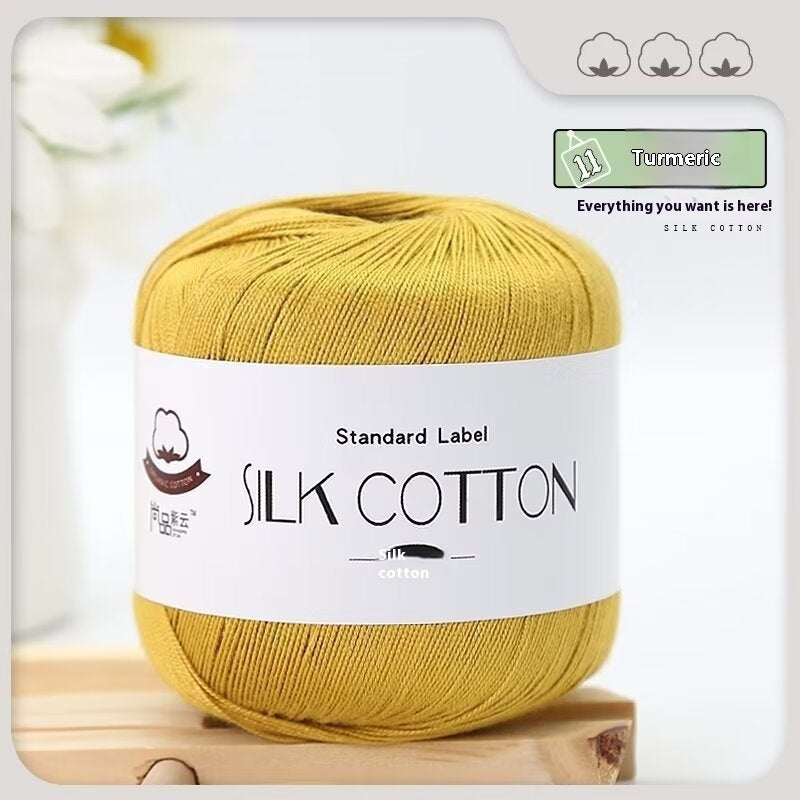 Silk Cotton – Mjukt Garn med Naturlig Lyster