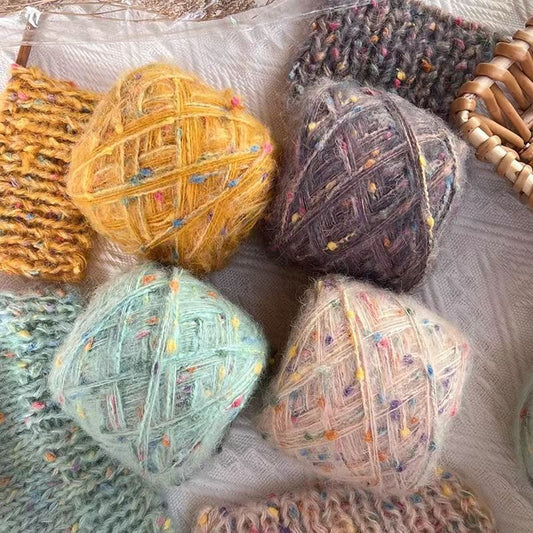 Doudou Yarn – Handmixat mohairgarn med charmiga färgskiftningar
