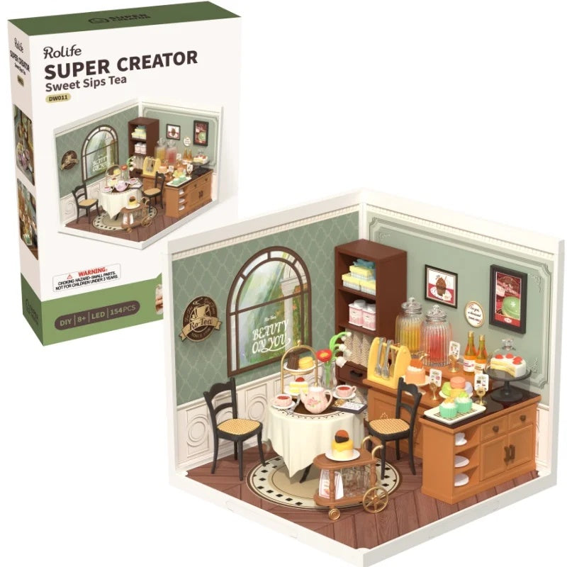 Super Creator – DIY Minihus (modulsystem) - Robotime Rolife