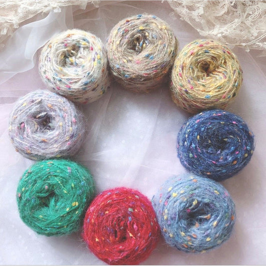 Doudou Yarn – Handmixat mohairgarn med charmiga färgskiftningar