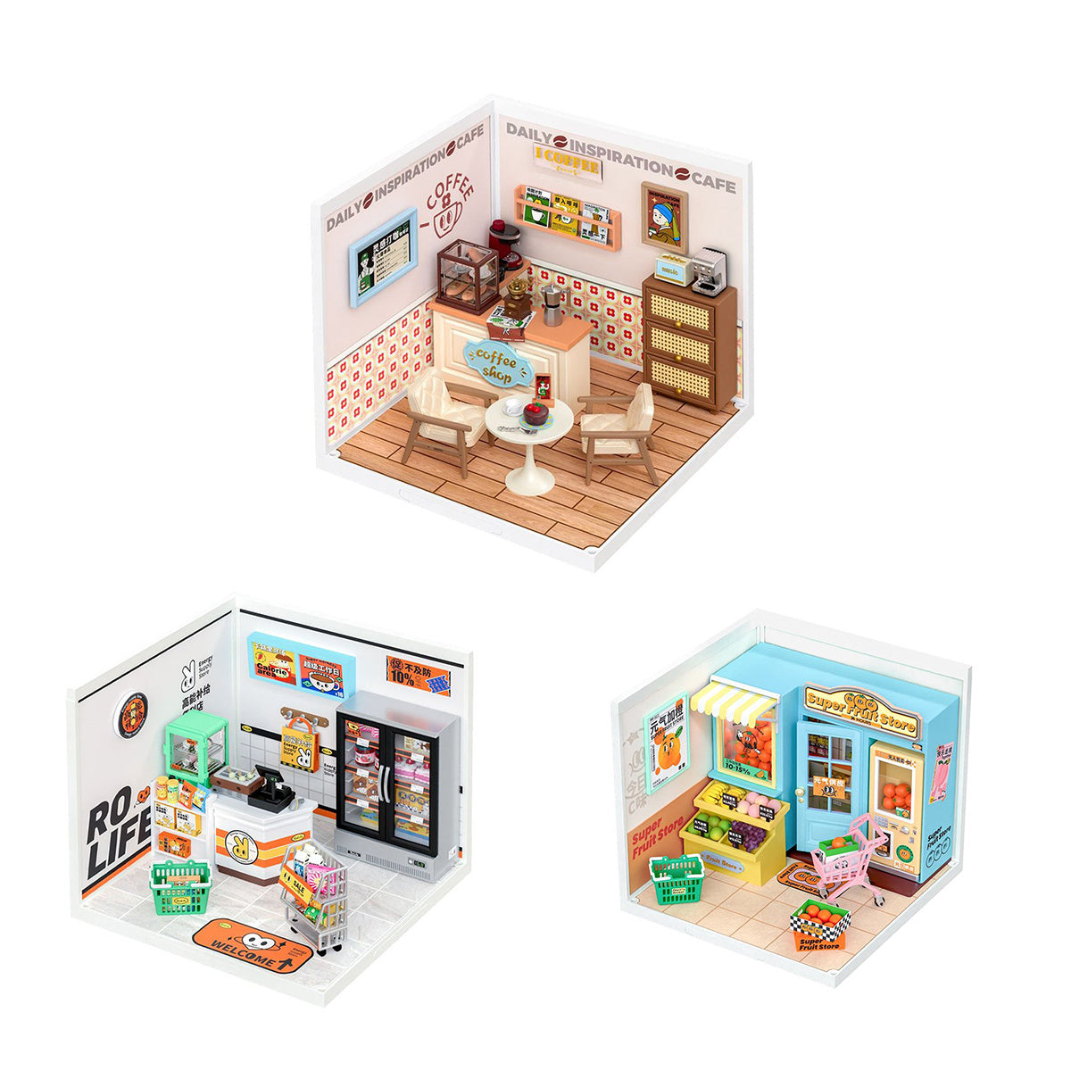 Super Creator – DIY Minihus (modulsystem) - Robotime Rolife